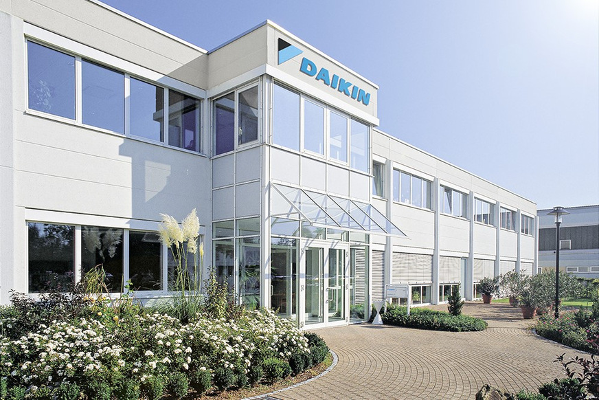 Das Werk am Standort Güglingen der Daikin Manufacturing Germany GmbH (bis 30.06.2020: Rotex Heating Systems GmbH).
