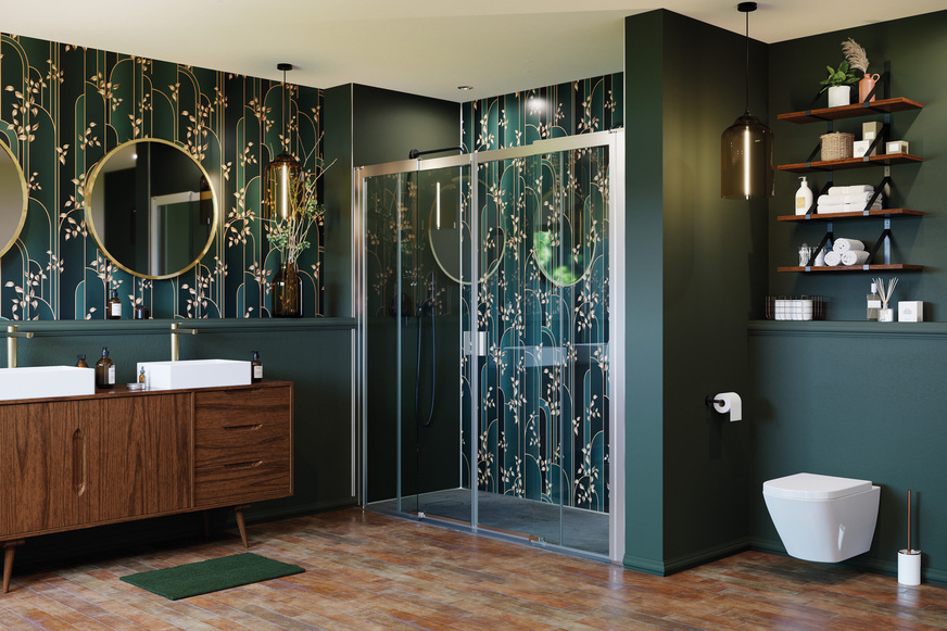 Mit dem Roth Vipanel Wandverkleidungssystem lassen sich aktuelle Wohntrends schnell und hochwertig ins eigene Badezimmer holen.