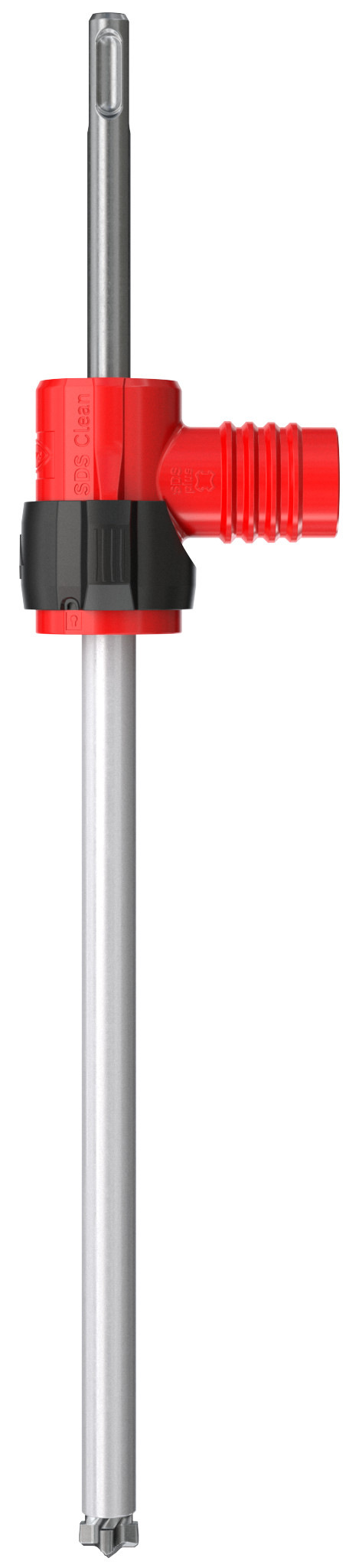 Bohren ohne Sorgen – der Staub ist schon weg.