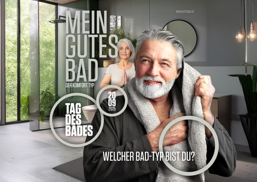 Der Aktionstag fand am 20. September 2025 statt und markierte den 20. Jahrestag der von der VDS initiierten Branchenkampagne. In enger Zusammenarbeit mit DG Haustechnik und ZVSHK konnte die Sanitärbranche sich wiederholt auf einen Tag einigen.