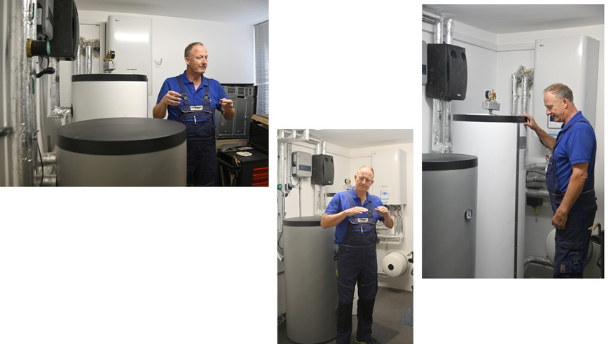 Seit drei Jahren baut Schöll Wärmepumpen des Herstellers LG ein.