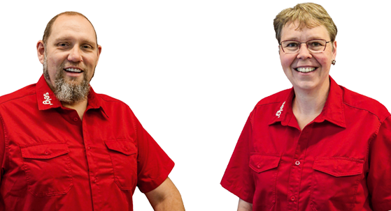 Frank Selg und Christina Stadelmann.