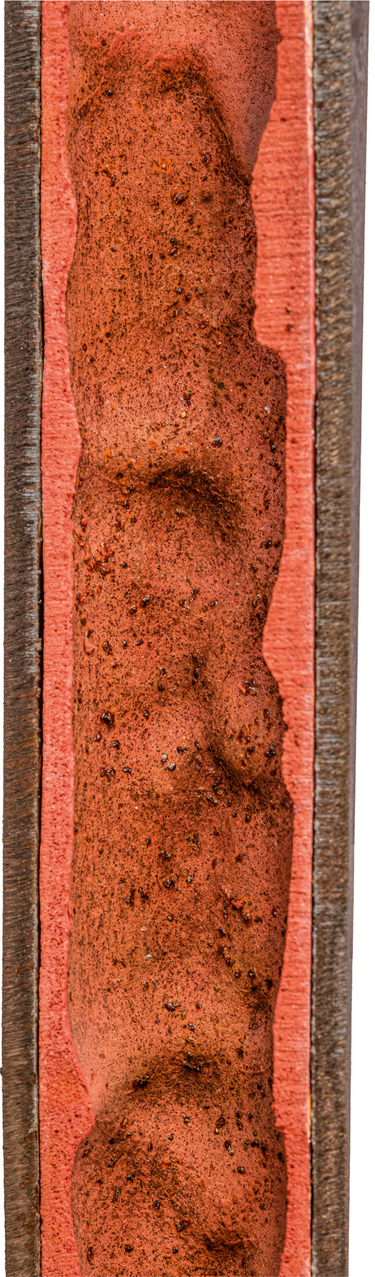 Trinkwasserrohrleitung mit Beschichtung im Rohrinneren.