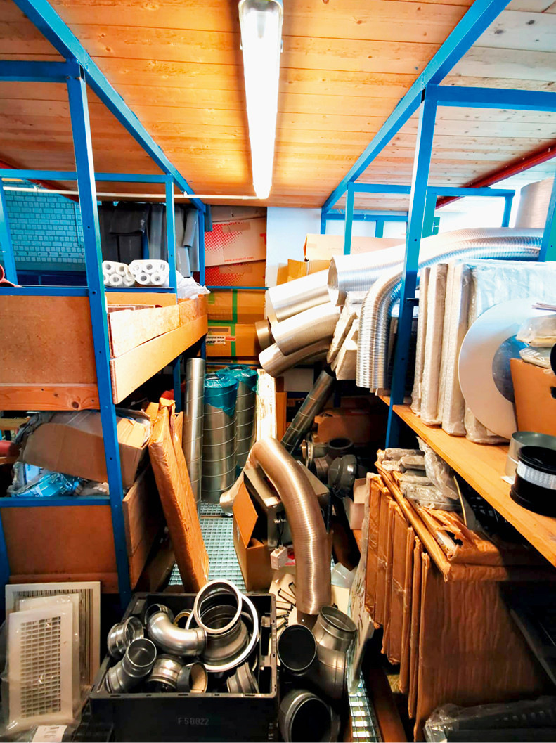 Chaos ohne System, früher wusste man oft nicht so recht, wohin mit den Baustellenrückläufern.