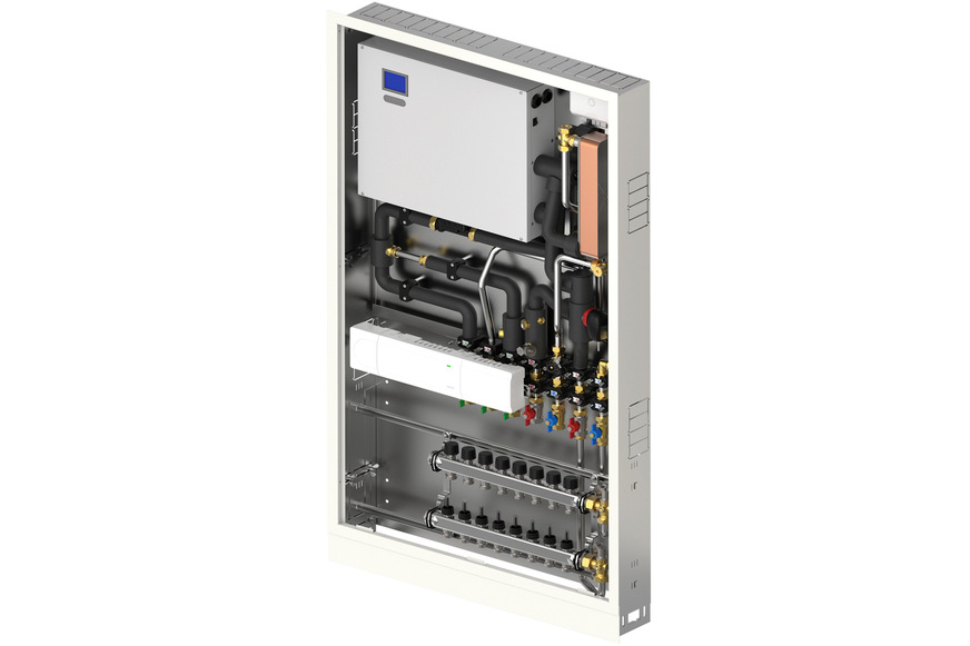 Wohnungsstation Combi Port E-Hybrid (HIU).