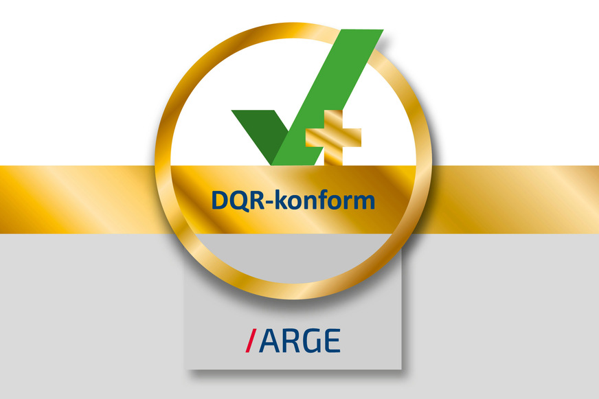 Grüner Haken Plus – &nbsp;Auszeichnung der ARGE Neue Medien für Premium-Datenqualität.