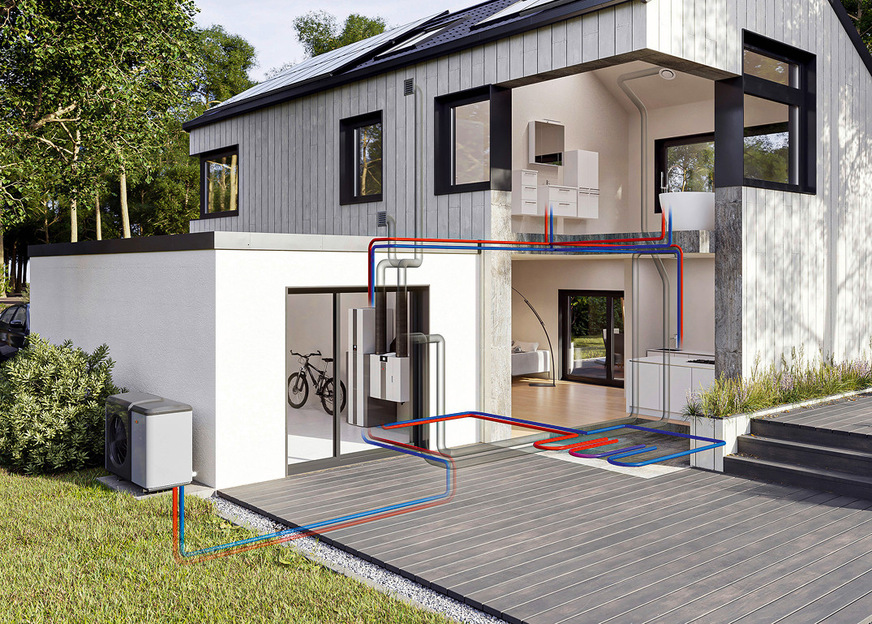 Das vernetzte Smart Home: EEBus ermöglicht durch die bidirektionale Kommunikation den wechselseitigen Austausch von Leistungsdaten zwischen Geräten und Energiemanagementsystemen.