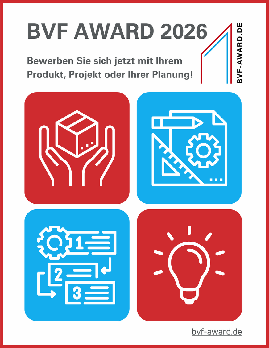 Wer erhält den nächsten BVF Award? Die Bewerbungsphase für Einreichungen ist gestartet.