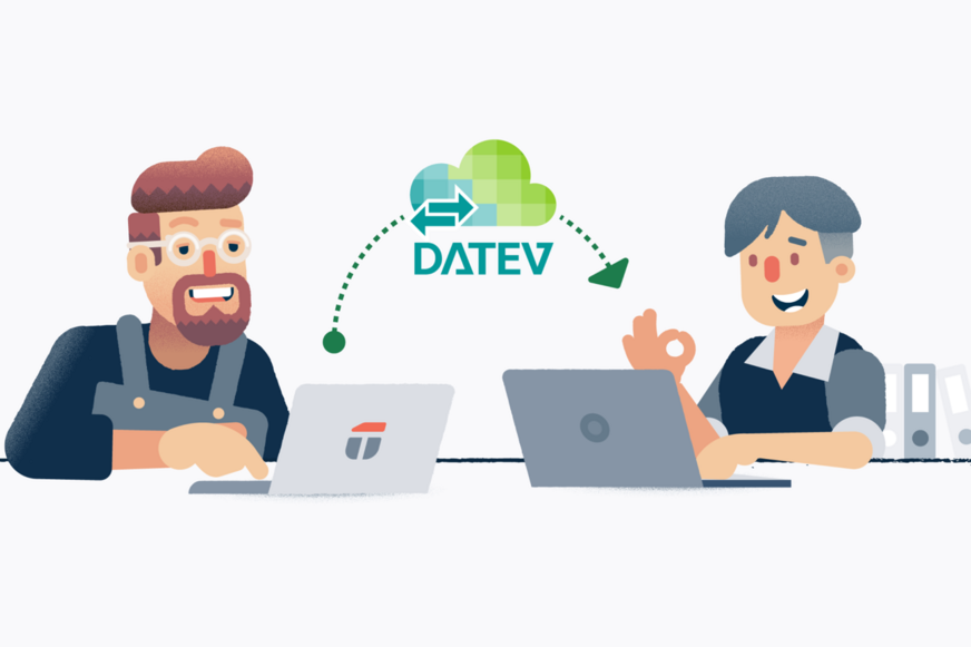 Die Handwerkersoftware Tooltime hat eine direkte und offiziell geprüfte DATEV-Schnittstelle eingeführt.