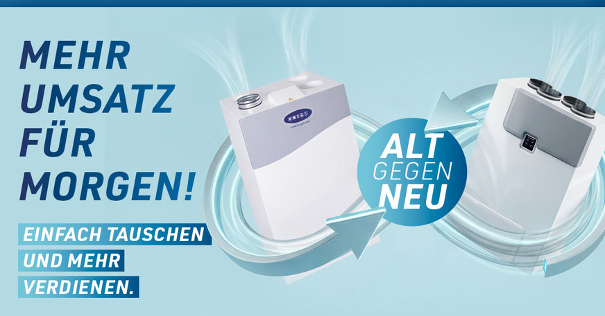 Pluggit initiiert eine „Alt gegen Neu“-Austauschaktion, um die Modernisierung bestehender Wohnraumlüftungen in Deutschland und Österreich zu unterstützen.