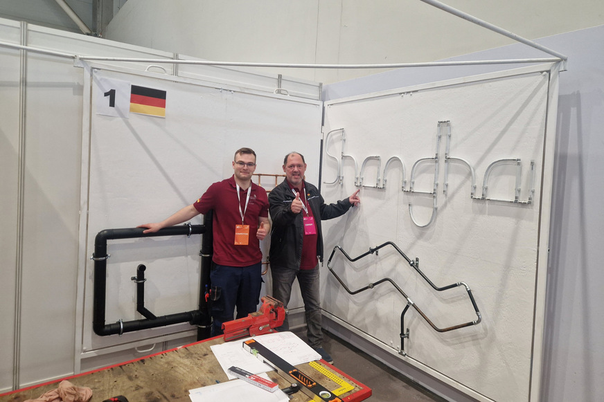 Teilnehmer Lars Wagner mit Experte André Schnabel.