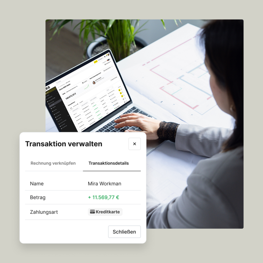 Transaktion über Hero Wallet.
