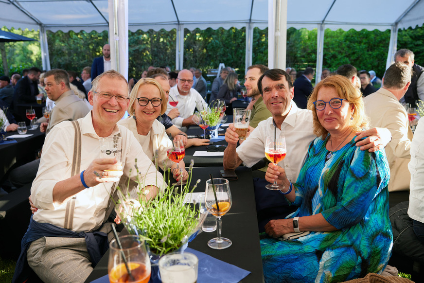 Die Teilnehmenden ließen den Abend in der&nbsp;Eventmühle stimmungsvoll ausklingen.