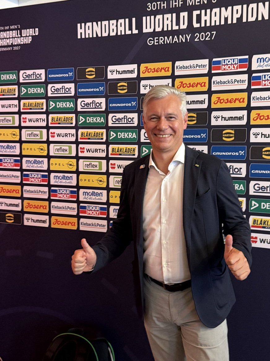 CSO Volker Mauel freut sich auf die Handball-WM 2027.