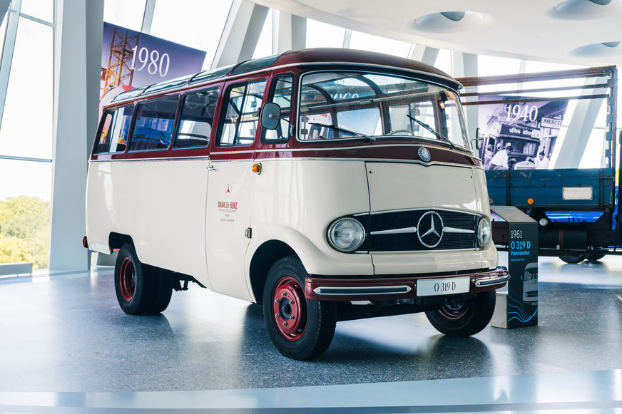 Mercedes-Benz O 319 D Panoramabus von 1961.