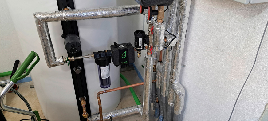 Platzsparend können MAGella 100 und Heaty Complete Home in die Anlage integriert werden.