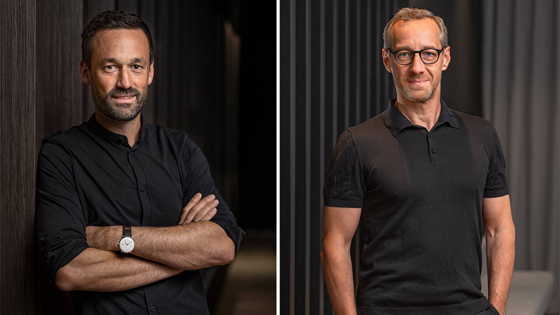 Von links: Benjamin Holzer und Olivier Sogno.