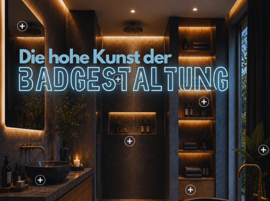 Das Seminar „Die hohe Kunst der Badgestaltung“ soll befähigen, Räume zu schaffen, die emotional ansprechen und ein nachhaltiges Erlebnis bieten.