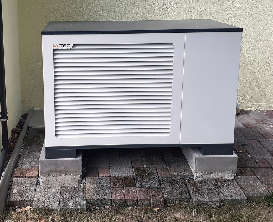 Eine Propan-Wärmepumpe ersetzt die alte Ölheizung.