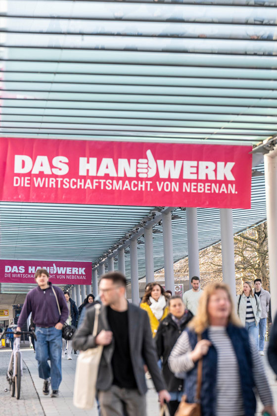 Großer Besucherandrang auf der Internationalen Handwerksmesse 2026.