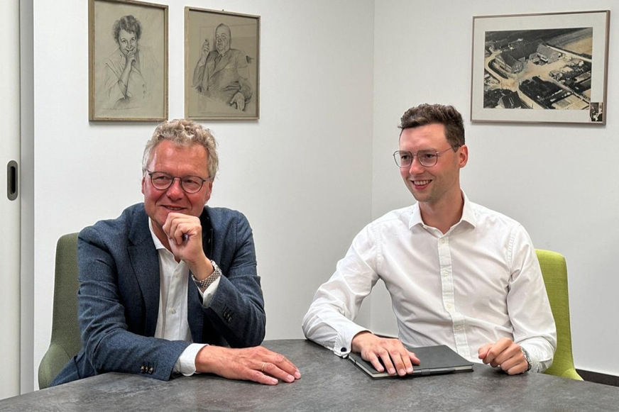 Von links: Dr. Michael Pietsch, Fritz Felix Pietsch.
