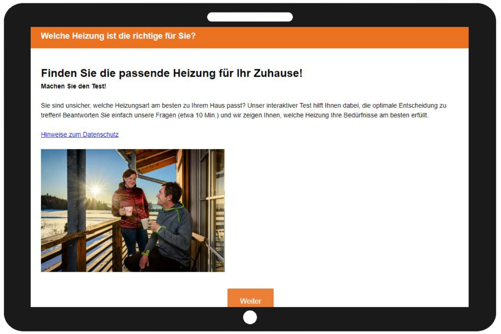 DEPI: Online-Tool zur Hei­zungs­be­ra­tung