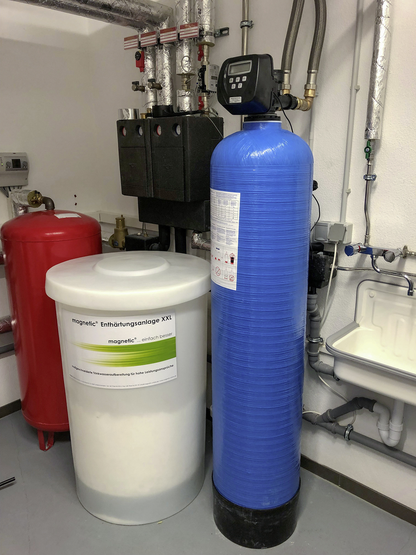Wasserenthärtung im Mehrfamilienhaus - SBZ