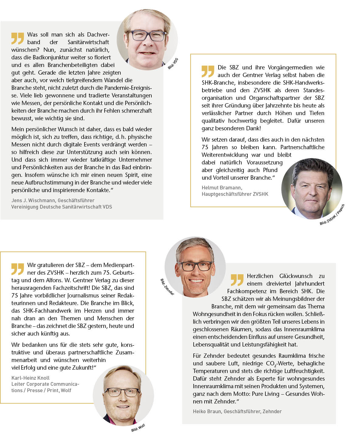 Die SBZ hat Geburtstag und die Branche wünscht sich was!