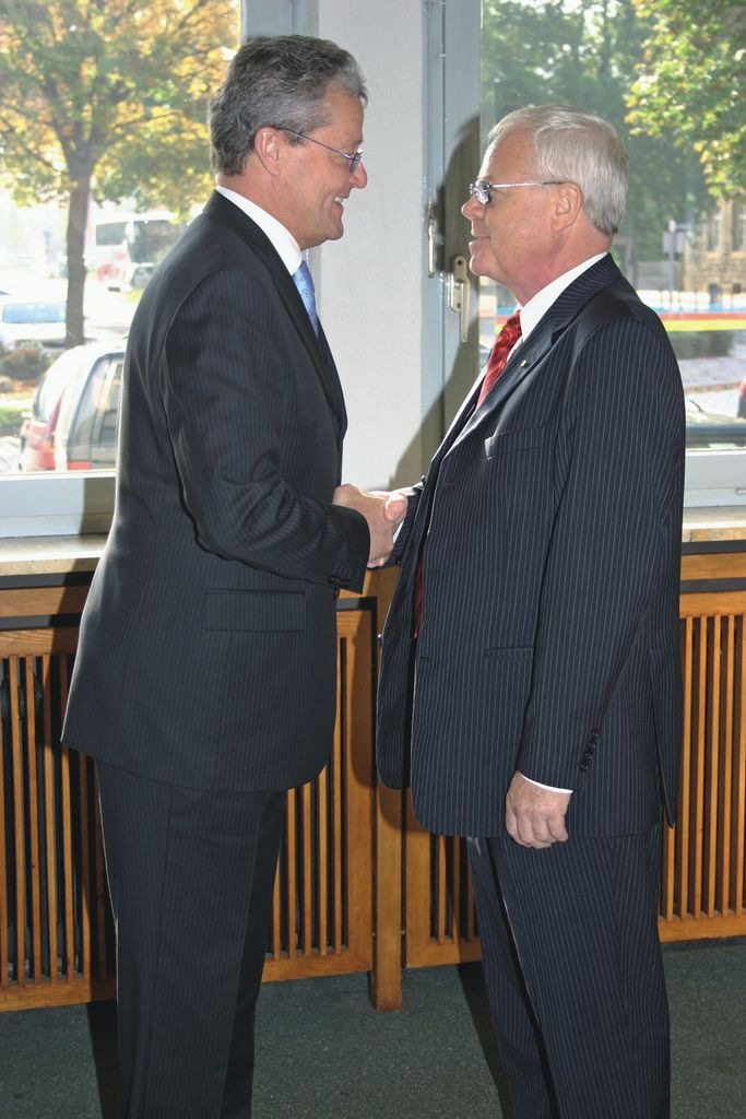 Vorsitzender Manfred Stather wurde 60 Empfang beim Fachverband