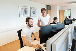 Das Consulting-Team der Firma Streit Datentechnik ermittelt mit dem Streit Digitalisierungsassistenten den aktuellen Digitalisierungsgrad und erstellt einen individuellen Digitalisierungsmaßnahmenplan. 