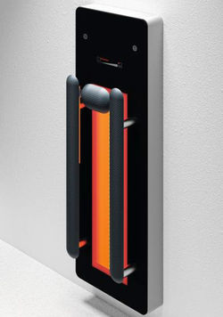 Die Dusche wird zur Infrarot-Kabine dank der kompakten Infrarot-Paneele Palma und Bilbao. Diese sind speziell für den Nassbereich konzipiert und lassen sich zum Nachrüsten direkt vor die Wand auf die Fliese (Palma) oder mit Wand-Installations-Einheit in die Wand (Bilbao) montieren. Die weichen Rückenlehnen mit höhenverstellbarer Kopfstütze laden zur entspannten Infrarot-Anwendung ein. Für die Nutzung ist ein Stromanschluss Voraussetzung. Auf Wunsch sind die Infrarot-Paneele mit eingebautem Bluetooth-Receiver und Lautsprechern lieferbar. (Designpreis DESIGN PLUS 2019)
