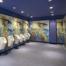 Eine Herausforderung bestand darin, das Motiv großflächig auf drei bis vier Platten abzubilden. Hierbei war nicht nur eine entsprechend hohe Auflösung, sondern auch eine sehr präzise Umsetzung erforderlich.&nbsp;
