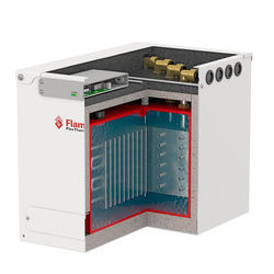 Der innovative Wärmeakku funktioniert auf Basis der Wärmespeicherung in einem sogenannten Phasenwechselmaterial, in diesem Fall anorganisches Salz. Dieses reagiert auf Temperaturwechsel, indem es schmilzt und dabei entsprechend Energie absorbiert oder abgibt.
