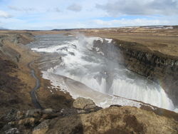 Gullfoss im südlichen Island - © HWK Kassel