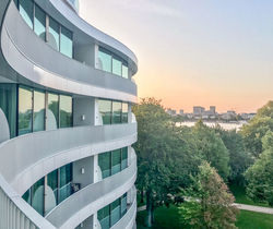 Das Luxushotel The Fontenay in Hamburg.