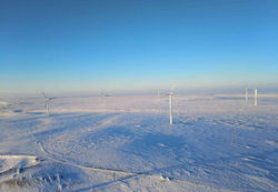 Der Wulanchabu Hongji Windpark befindet sich rund 350 Kilometer nord-westlich von Peking. - © First Climate