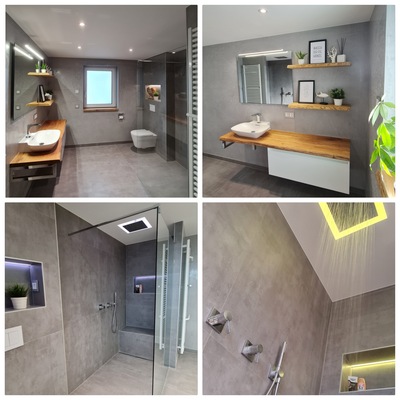 Kaum zu unterscheiden: Roxannes 3D-Planungen und das realisierte Ergebnis. 