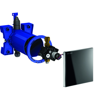 Urinalspüler Tempomatic 4: Die neuen Unterputz-Lösungen für  Urinalspüler ,  WC-Druckspüler  und  Duschen  können auf unterschiedliche Wandstärken angepasst werden.