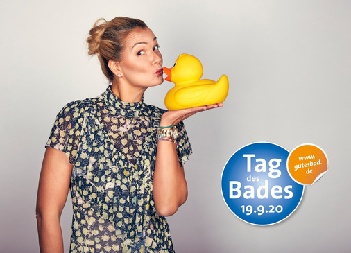 Auch in diesem Jahr lässt Franziska van Almsick keinen Zweifel an ihrer Sympathie für den „Tag des Bades“. Entsprechend deutlich formuliert die Badbotschafterin ihre Empfehlung an Bauherren und Renovierer für den 19. September 2020: „Am besten vor dem Kauf alle rein in die Badausstellung und testen.“