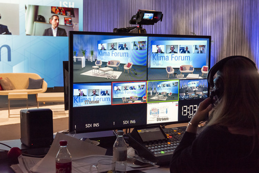 Impressionen aus den Studios der ISH digital 2021.