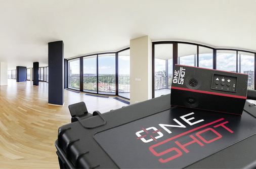 One-Shot ermöglicht eine 360-Grad-Panorama-Visualisierung.