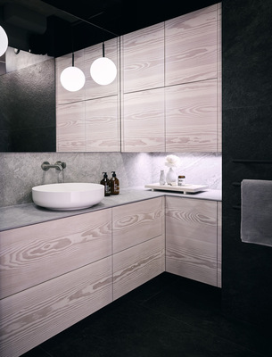 Waschtischarmaturen der Serie Grohe Essence sowie Grohe Arena Cosmopolitan Betätigungsplatten setzen elegante Akzente und helfen beim Wassersparen.