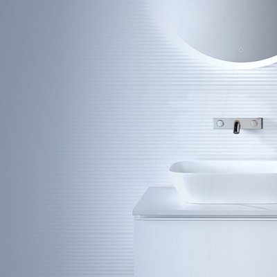 Mit dem neuen Konzept Mix & Match bietet Geberit über 10 000 verschiedene Gestaltungsmöglichkeiten für die Zusammenstellung eines individuellen Waschplatzes.