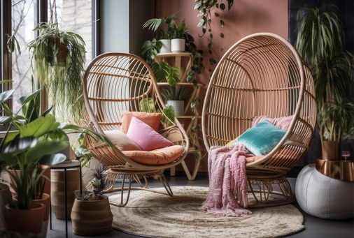  Leichtigkeit und freundliche Pastellfarben in Samt und Strick sorgen für Insel-Feeling und ungezwungenes Ambiente.