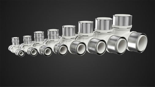  Fränkische bietet PPSU-Fittings für die 3 Systeme zur Trinkwasser- und Heizungsinstallation Alpex F50 Profi, Alpex L und Alpex-Plus. Das breite und aufeinander abgestimmte Produktsortiment umfasst Fittings für die Dimensionen 16 bis 63.  