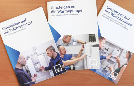 Drei Broschüren zur Wärmepumpe: Was von der Planung über die Inbetriebnahme und Wartung bis hin zum Anschluss an Smart Meter zu beachten ist, kann man unter vdzev.de als PDF kostenlos herunterladen.