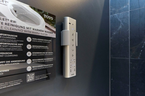 Komfort per Knopfdruck: Die Fernbedienung des Toto Washlets ermöglicht individuelle Einstellungen.