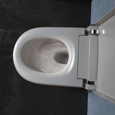 V-Care: Die neue Vortex-Spülung sorgt trotz geringem Wasserverbrauch für eine besonders gründliche Sauberkeit im Becken.