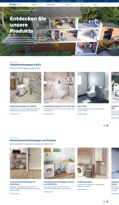 Eine Produktübersicht bietet allen Zielgruppen eine erste Orientierung im breiten Portfolio von SFA Sanibroy. Der Spezialist für Pumpentechnologie deckt das Spektrum von Fäkalien- und Schmutzwasserhebeanlagen bis zu Hochleistungsanlagen und Fettabscheidern ab.