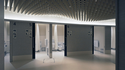 In den Ausstellungskontext des Osaka Healthcare Pavilion eingebunden, veranschaulichen die von Toto ausgestatteten Sanitäranlagen, wie inklusives Design Komfort, Nachhaltigkeit und Barrierefreiheit für alle Besucherinnen und Besucher zusammenführt.